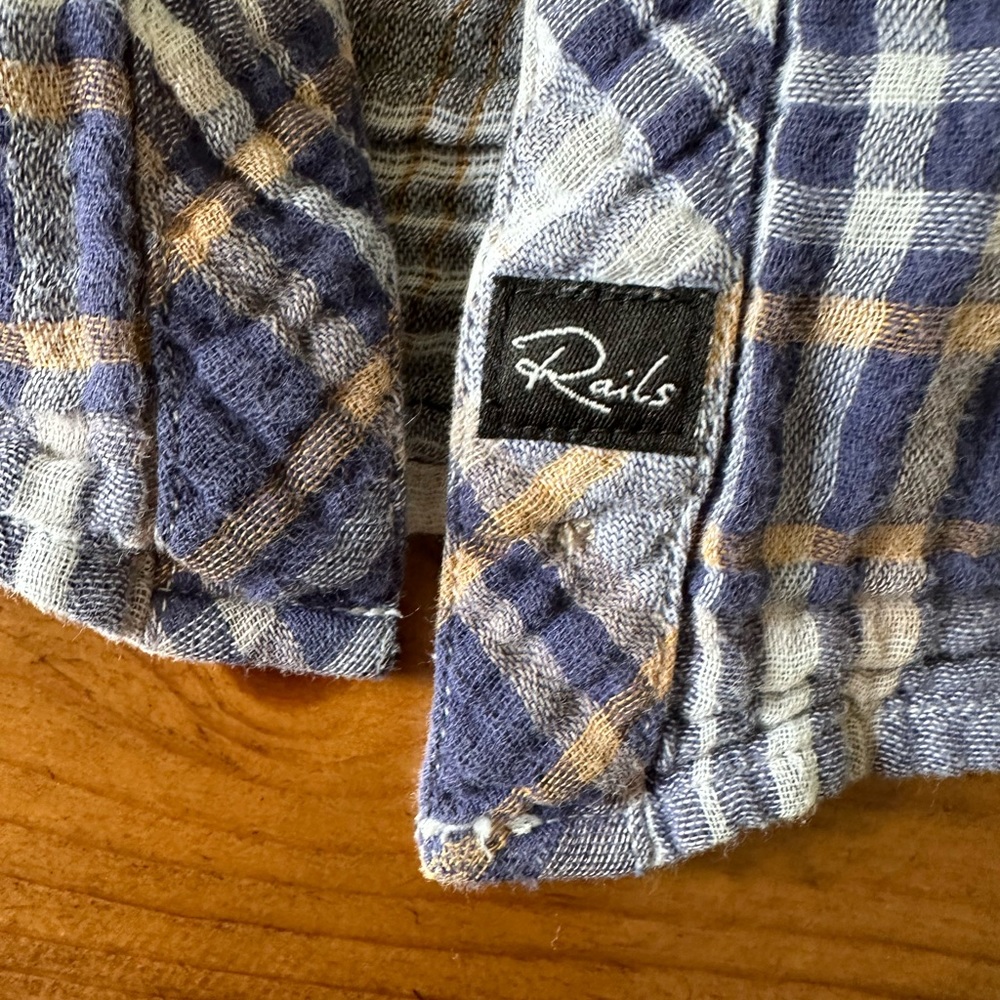 Rails plaid button down - Picture 3 of 4